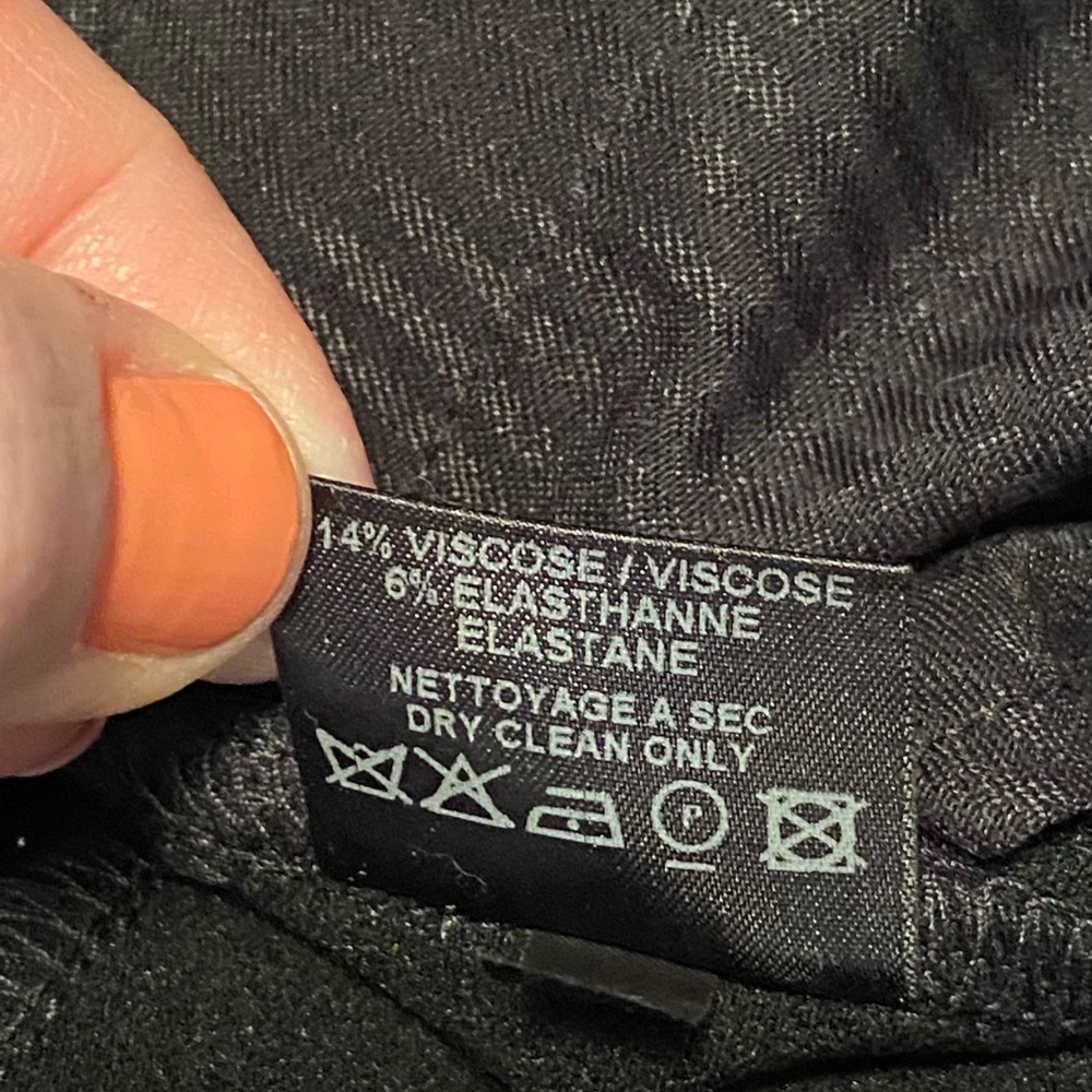 Barbara Bui Gold Jersey Lurex skinny pants-EUC - Picture 12 of 14